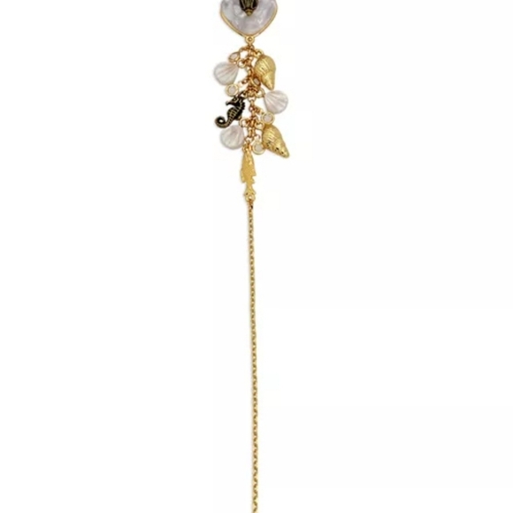 🔹️KURT GEIGER 🔹️LONDONSignature Eagle And Shell Y Necklace, 18" - Picture 5 of 6